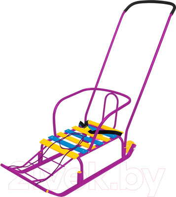 Санки детские Ника Тимка 5 Комфорт / Т5К (сиреневый)