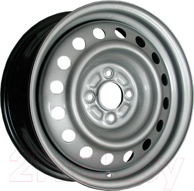 Штампованный диск Eurodisk 64A45Z 15x6.0" 4x100мм DIA 56.6мм ET 45мм S