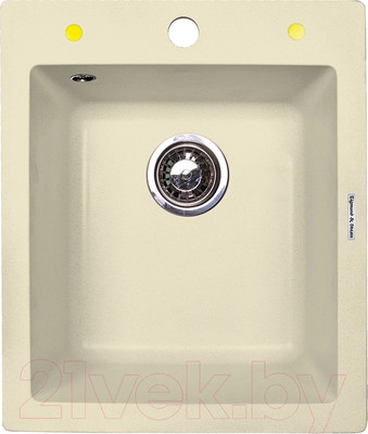 Мойка кухонная Zigmund & Shtain Platz 425 (молодое шампанское)