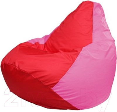 Бескаркасное кресло Flagman Груша Мини L Г0.1-175 (красный/розовый)