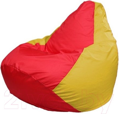 Бескаркасное кресло Flagman Груша Мини L Г0.1-178 (красный/желтый)