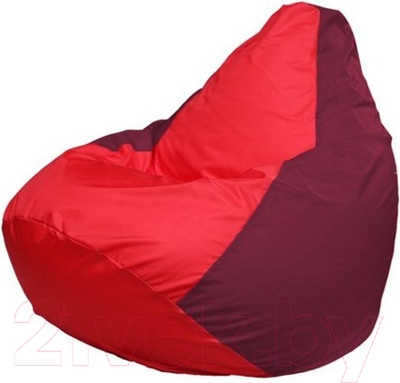 Бескаркасное кресло Flagman Груша Мини L Г0.1-180 (красный/бордовый)