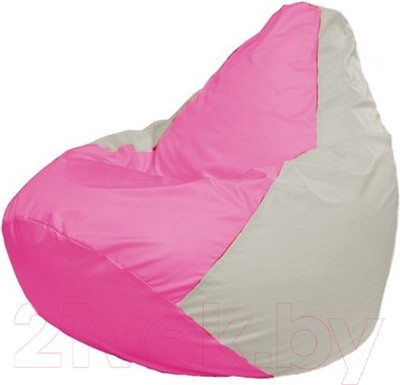 Бескаркасное кресло Flagman Груша Мини L Г0.1-205 (розовый/белый)