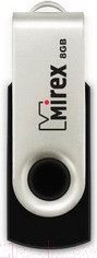 USB flash накопитель Mirex Swivel Rubber Black 8GB (13600-FMURUS08)