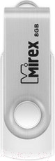 USB flash накопитель Mirex Swivel White 8GB / 13600-FMUSWT08