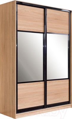 Шкаф-купе Евва 16 SSG.01 / АЭП ШК.3 (сонома/венге глянец)