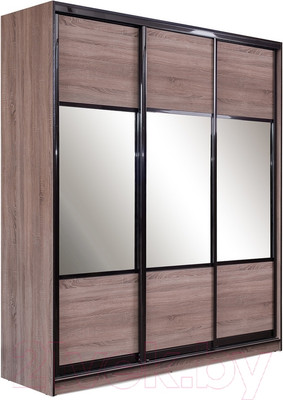 Шкаф-купе Евва 21 TTG.01 / АЭП ШК.3 02 (трюфель/венге глянец)