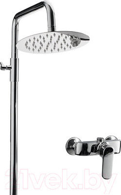 Верхний душ со смесителем Снабстройсервис См-ДшОРНТр-15