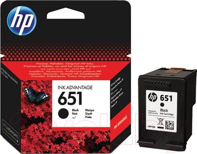 Картридж HP 651 Black (C2P10AE)