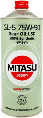 Трансмиссионное масло Mitasu Gear Oil 75W90 / MJ-411-1 (1л)