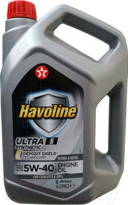 Моторное масло Texaco Havoline Ultra S 5W40 / 801339MHE (4л)
