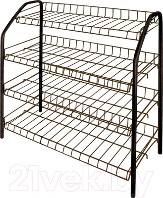 Полка для обуви Ника ЭТ1 (медный антик)