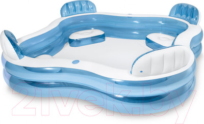 Надувной бассейн Intex Swim Center / 56475 (229x229x66)