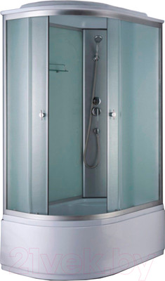 Душевая кабина Coliseum Simple T-120 R (белый/матовое стекло)