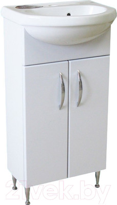 Тумба под умывальник СанитаМебель Камелия-61 Д2 (белый)