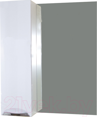 Шкаф с зеркалом для ванной СанитаМебель Камелия-08 Д3 (левый, белый)