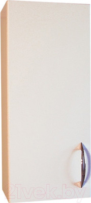 Шкаф-полупенал для ванной СанитаМебель Камелия-23 Д2 (левый, белый)