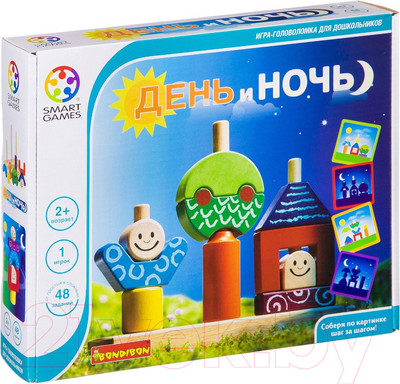 Настольная игра Bondibon День и Ночь ВВ1058