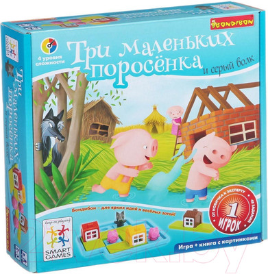 Настольная игра Bondibon Три маленьких поросенка ВВ1355