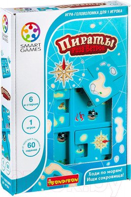 Игра-головоломка Bondibon Пираты. Роза ветров ВВ1885