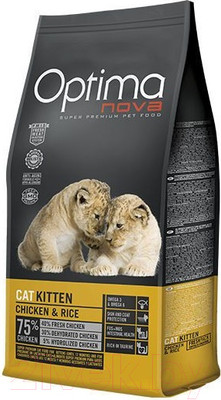 Сухой корм для кошек Optimanova Kitten Chicken & Rice (2кг)