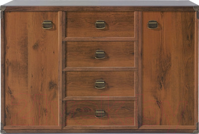 Тумба Black Red White Индиана JKOM 2d4s (дуб саттер)