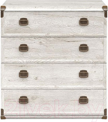 Комод Black Red White Индиана JKOM 4s/80 (сосна каньон)