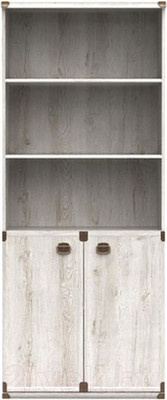 Стеллаж Black Red White Индиана JREG 2do (сосна каньон)