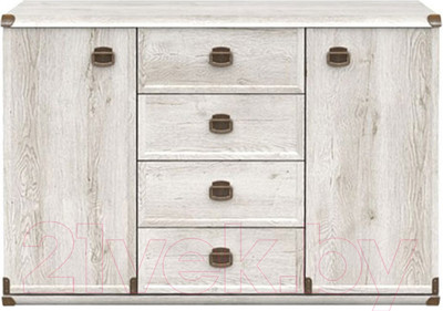 Тумба Black Red White Индиана JKOM 2d4s (сосна каньон)