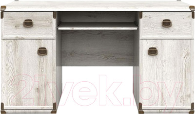 Компьютерный стол Black Red White Индиана JBIU 2d2s (сосна каньон)