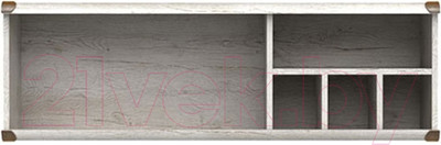 Полка Black Red White Индиана JPOL 120 (сосна каньон)