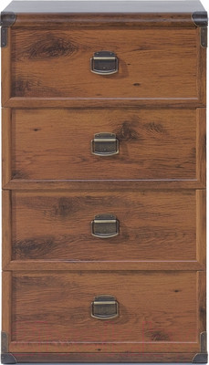 Комод Black Red White Индиана JKOM 4s/50 (дуб саттер)