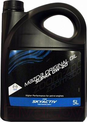 Моторное масло Mazda Original Oil Supra 0W20 / 830077271 (5л)