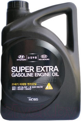 Моторное масло Hyundai/KIA Super Extra Gasoline 5W30 / 0510000410 (4л)