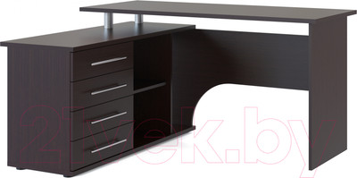 Компьютерный стол Сокол-Мебель КСТ-109 (левый, венге)