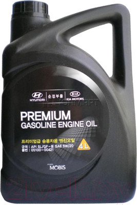 Моторное масло Hyundai/KIA Premium Gasoline 5W20 / 0510000421 (4л)