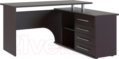 Компьютерный стол Сокол-Мебель КСТ-109 (правый, венге)
