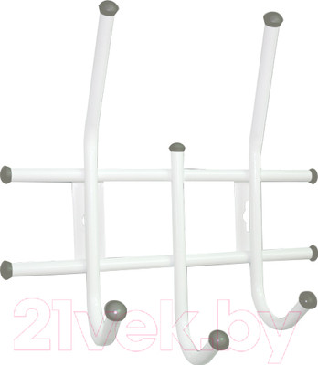 Вешалка для одежды Sheffilton Стандарт 2/3 В2-5-4 (белый/серый)