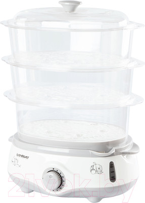 Пароварка стационарная Endever Vita-170 (белый/серый)