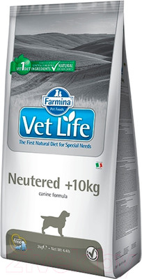 Сухой ветеринарный корм для собак Farmina Vet Life Neutered > 10 (2кг)