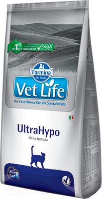 Сухой ветеринарный корм для кошек Farmina Vet Life UltraHypo (2кг)