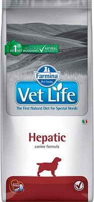 Сухой ветеринарный корм для собак Farmina Vet Life Hepatic (2кг)