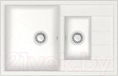 Мойка кухонная Berge BR-7612 (белый)