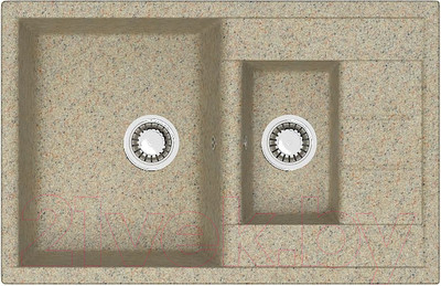 Мойка кухонная Berge BR-7612 (песочный)