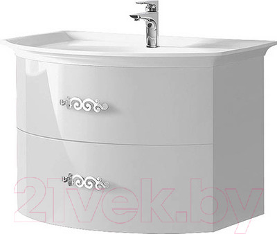 Тумба под умывальник Belux Версаль НП80-02 (белый)