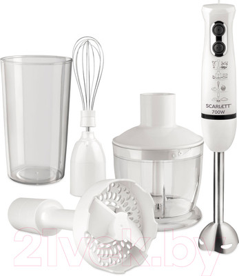 Блендер погружной Scarlett SC-HB42M33 (белый)