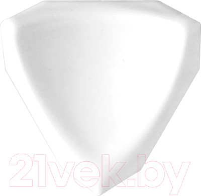 Уголок к плинтусу для ванны М-Квадрат 620000 (35x35x35, белый)