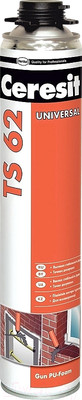 Пена монтажная Ceresit TS 62 под пистолет (750мл)
