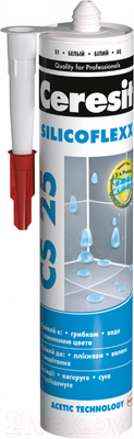 Герметик силиконовый Ceresit CS 25 (280мл, графит)