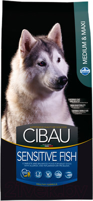 Сухой корм для собак Farmina Cibau Sensitive Fish Medium & Maxi  (2.5кг)